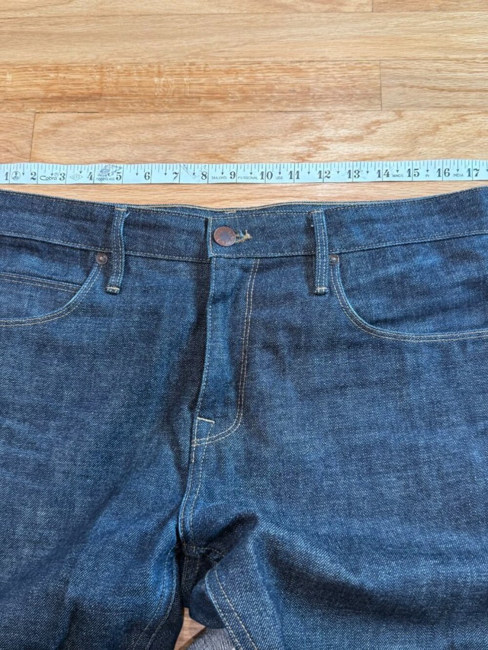 Freenote Cloth Avila Slim Taper 14.50z Kaihara Selvedge Raw Denim 34/32 - Picture 4 of 12